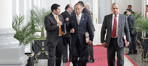 En Palacio de Gobierno del Paraguay